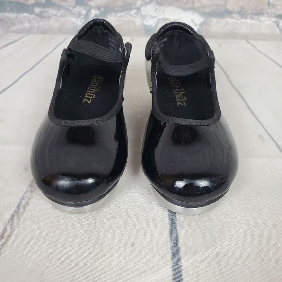 Danshuz Tap Shoes Black Patent Mary Jane Size 9.5W - Picture 4 of 12